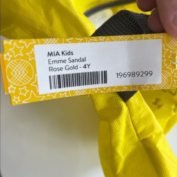 Mia Kids Emme Sandal Rose Gold - 4 - Picture 5 of 6